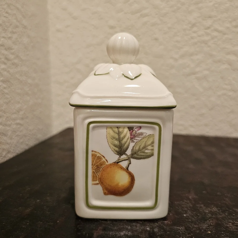Cascara Charm by Villeroy & Boch Ceramic Pot Jam Jars Set & Tray - Picture 16 of 16